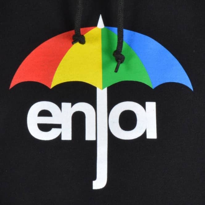 Enjoi Primary Circle Logo - Enjoi Skateboards Umbrella Pullover Hoodie - Black - Hooded Tops ...