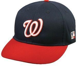 Baseball w Logo - Washington Nationals MLB OC Sports Hat Cap Blue Red White W Logo