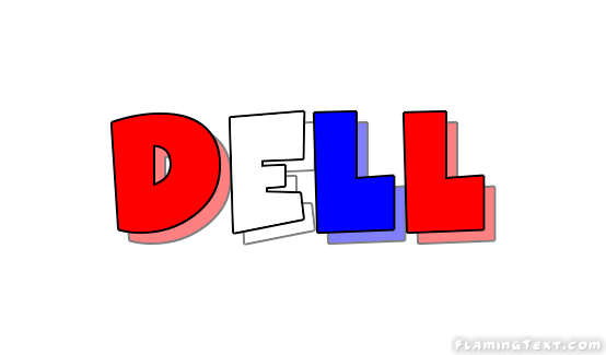 Red Dell Logo - United States of America Logo | Free Logo Design Tool from Flaming Text