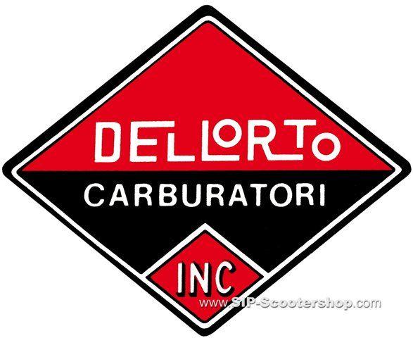 Red Dell Logo - Sticker DELL'ORTO old logo