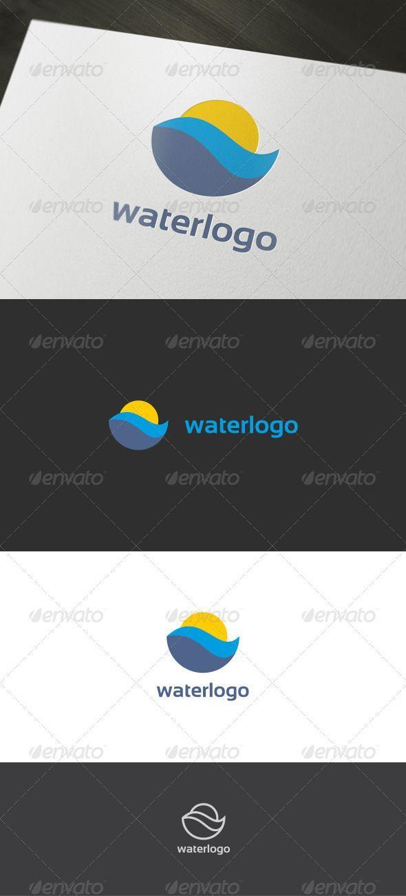 What Companies Use a Globe Logo - Water Logo #GraphicRiver Water Logo is a logo that can be used