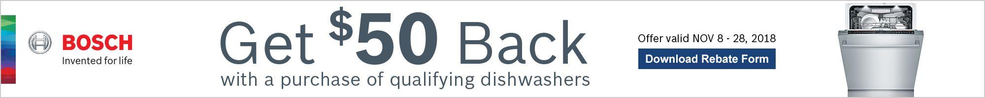 Bosch Invented for Life Logo - Bosch $50 on Purchase of DishwasherSouth Bend, IN