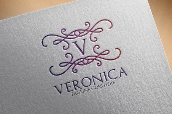 Veronica Logo - Check out Veronica V Letter Logo by samedia on Creative Market ...