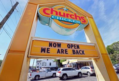 Church's with Restaurant Logo - Woman reports finding roach, falling ill from dining at Church's ...