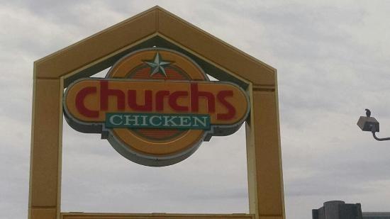 Church's with Restaurant Logo - Church's Chicken, Pensacola - 4010 Barrancas Ave - Restaurant ...