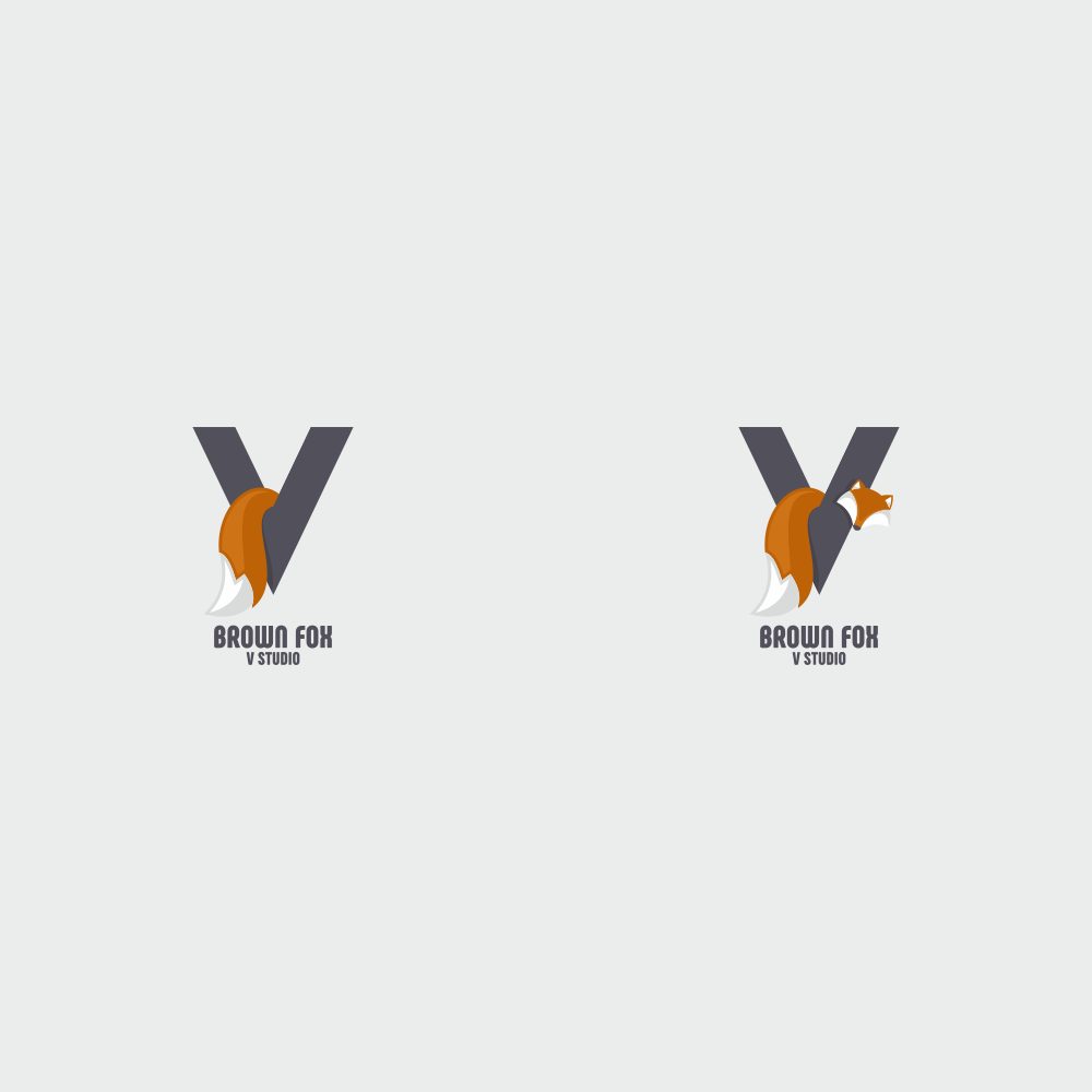 Modern V Logo - Bold, Modern, It Professional Logo Design for Brown Fox V Studio by ...