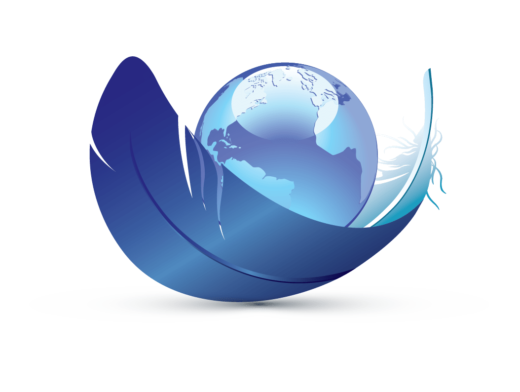 Blue Earth Logo - Design Free Logo: 3D Earth and Leaf Logo Templates
