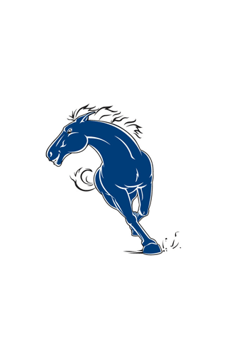 Indianapolis Colts Horse Logo - Indianapolis Colts Logo iPhone Wallpaper | iDesign iPhone