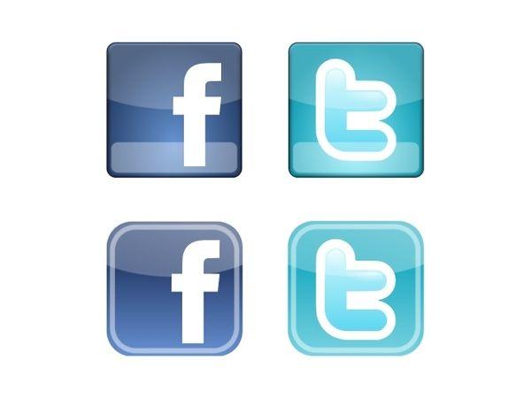 Facebook Twitter Logo - Facebook & Twitter Icons Free vector in Encapsulated PostScript eps ...