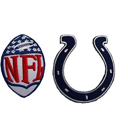 Indianapolis Colts Horse Logo - Hipatch Indianapolis Colts Embroidered Patch Iron