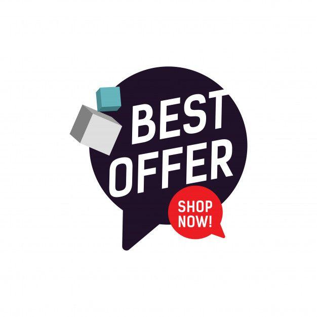 Shop Now Logo - Best offer shop now lettering Vector