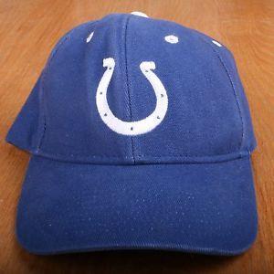 Indianapolis Colts Horse Logo - Indianapolis Colts Horse Shoe Logo Baseball Cap Hat NFL Velcro