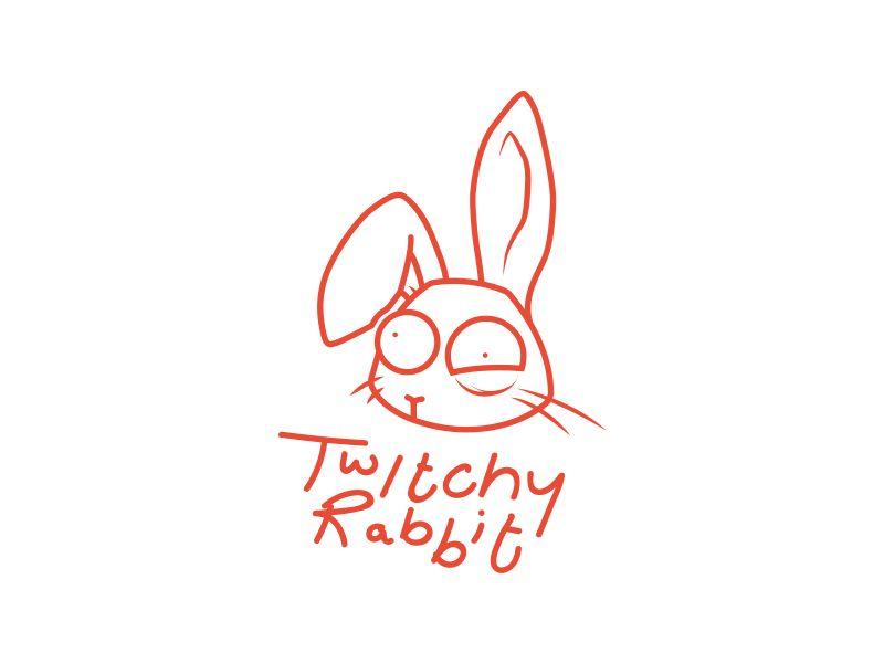Rabbit Brand Logo - Twitchy Rabbit