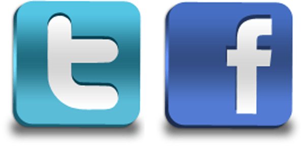 Facebook Twitter Logo - Facebook and twitter logo png 1 PNG Image