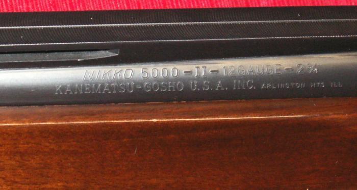 Nikko Shotgun Logo - Nikko Model 5000 Ii 12 Gauge O/U Trap Shotgun - 30