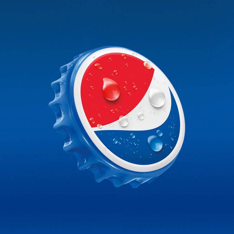 Bold V Logo - Big Bold Blue - Pepsi® global visual identity system