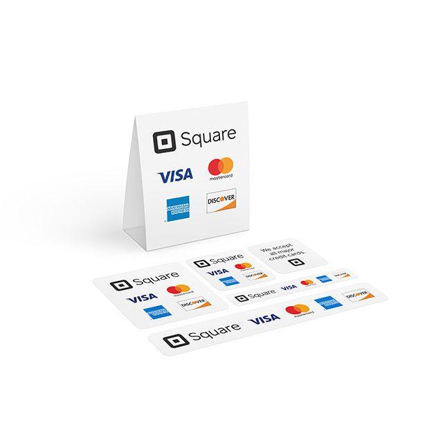 Square Reader Logo - Credit Card Marketing Kit