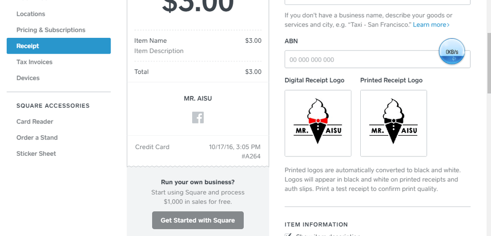 Square Reader Logo - Solved: How do I add a logo to a printed receipt ? Seller