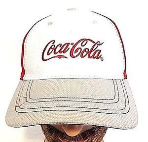 Red White K Logo - COCA COLA RED, WHITE, & GRAY Adjustable Baseball Cap Hat By K