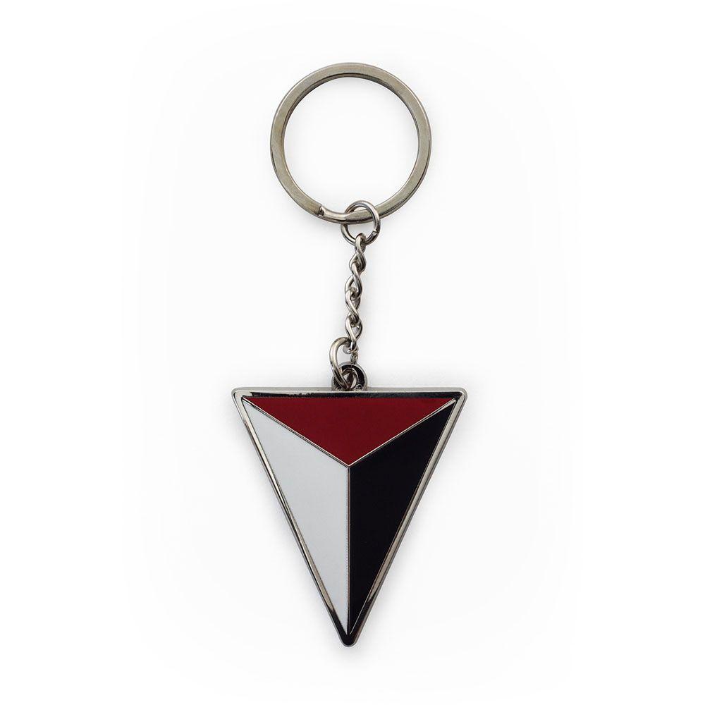 Multi Color Triangle Logo - UNCHARTED 4 A Thief's End Shoreline Triangle Logo Keychain, Multi ...