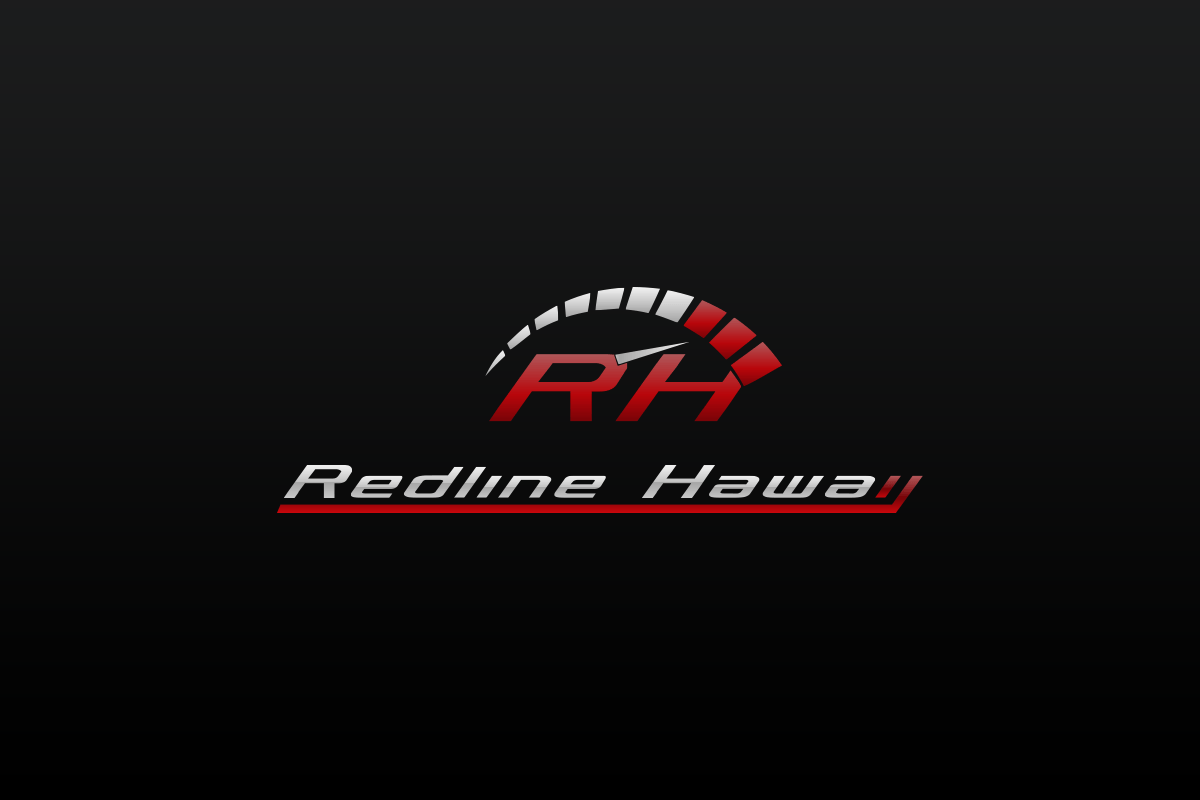 Custom Car Shop Logo - Elegant, Playful, Rental Car Logo Design for Redline Hawaii