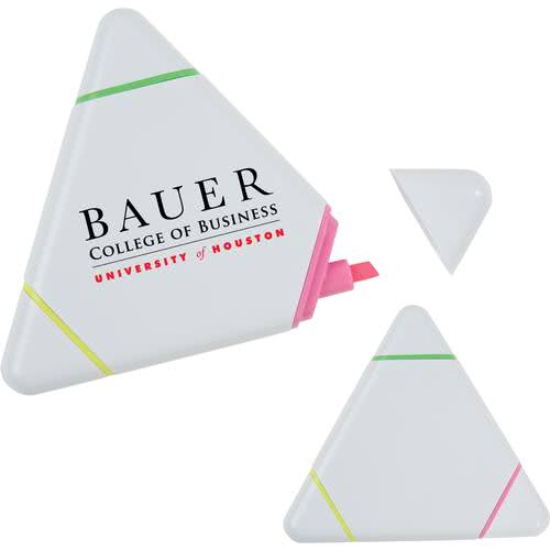 Multi Color Triangle Logo - Promotional Multi-Color Highlighters | Quality Logo Products, Inc.
