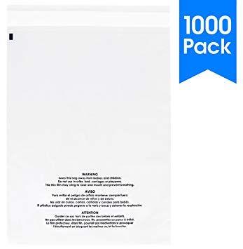 8X10 by Diamond Supply Co Logo - Amazon.com : 1000 Count X 10 Self Seal 1.5 Mil Clear Plastic