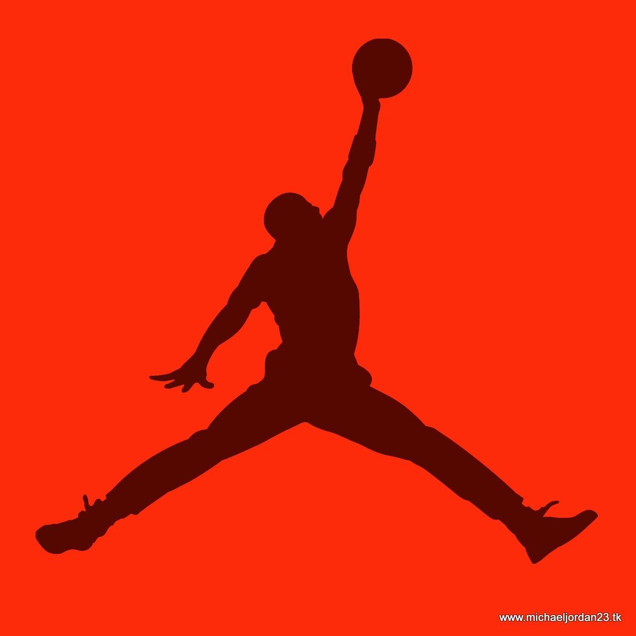 Red Basketball Player Logo - MICHAEL JORDAN 23: Jordan Colourful Logos