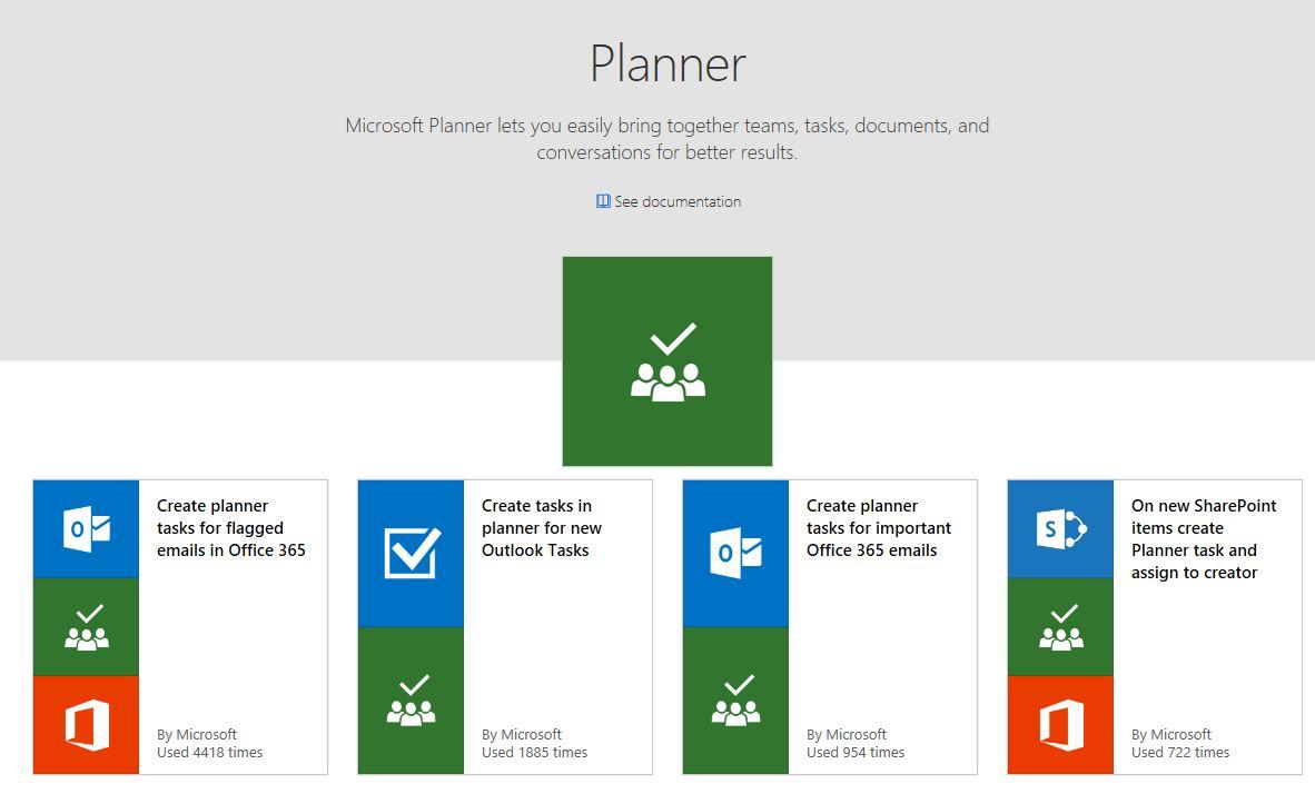 Microsoft Office 365 Flow Logo - Microsoft Flow gets improved Planner integration and new connectors ...