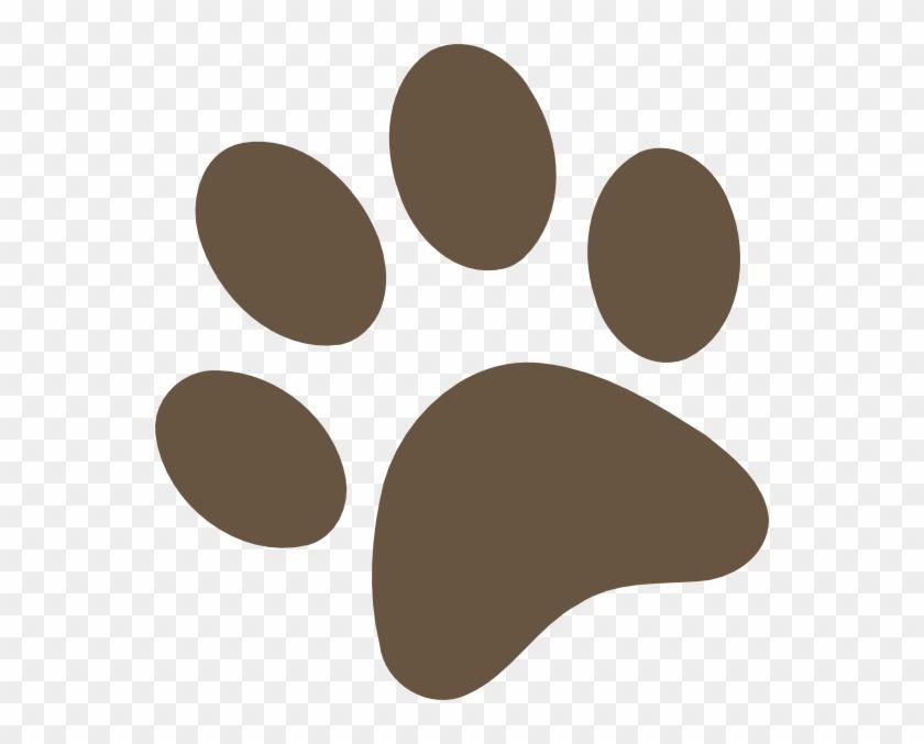 Dawg Paw Logo - Brown Paw Print Clip Art Paw Print Vector Png