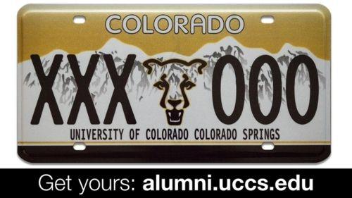 UCCS Mountain Lion Logo - UCCS Mountain Lion Licence plate! | SL