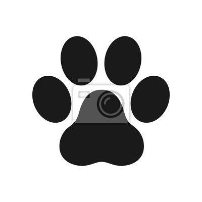 Dawg Paw Logo - Paw icon dog paw cat paw logo vector illustration posters for