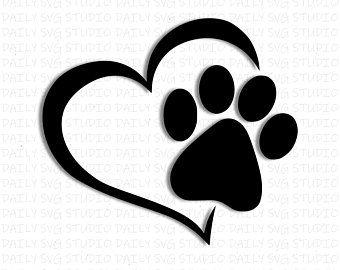 Dawg Paw Logo - Dog paw | Etsy