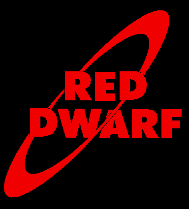 Red Dwarf Logo - Scott's Comedy Page (Red Dwarf Black Adder The Young Ones)