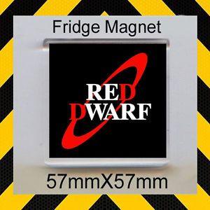 Red Dwarf Logo - RED DWARF – LOGO- FRIDGE MAGNET 57mm X 57mm - CULT TV #1 | eBay