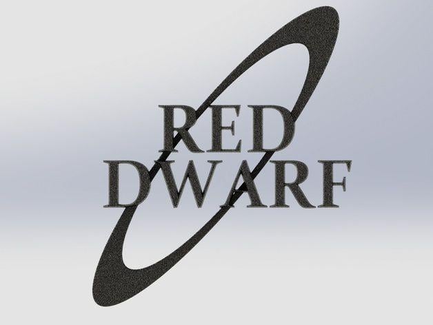 Red Dwarf Logo - RED DWARF Logo by Idesignlittleparts - Thingiverse