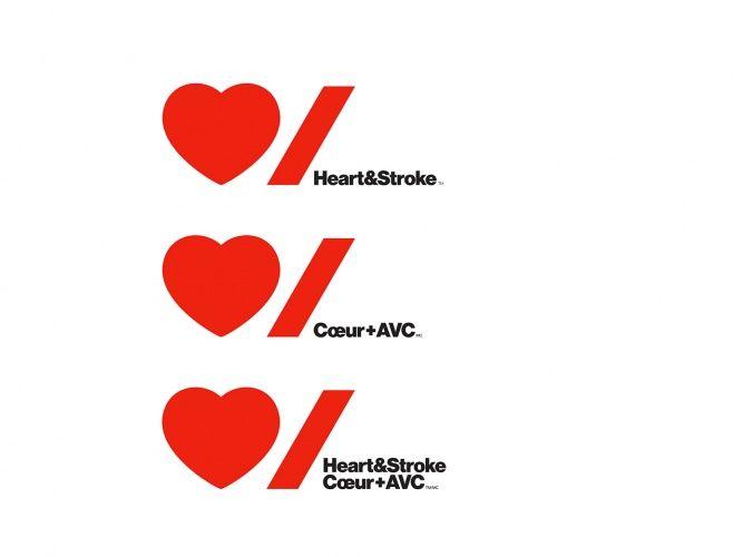 Heart Brand Logo - Pentagram's Paula Scher rebrands The Heart & Stroke Foundation of ...