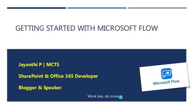 Microsoft Office 365 Flow Logo - Getting started with Microsoft Flow