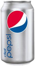Diet Pepsi Can Logo - Caffeine in Diet Pepsi