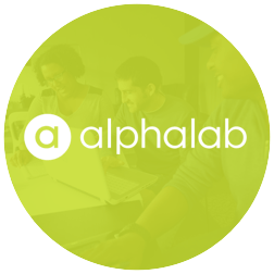 Green Icon Logo - AlphaLab