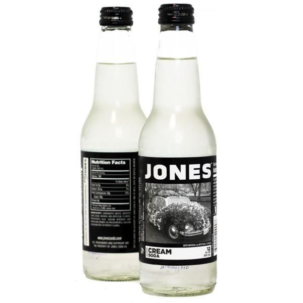Jones Soda Logo - 12 Pack JONES Cream Soda Cane Sugar Soda. Jones Soda Co