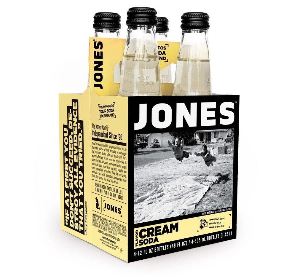 Jones Soda Logo - Amazon.com : Jones Soda 12-Pack of Jones Pure Cane Cream Soda ...