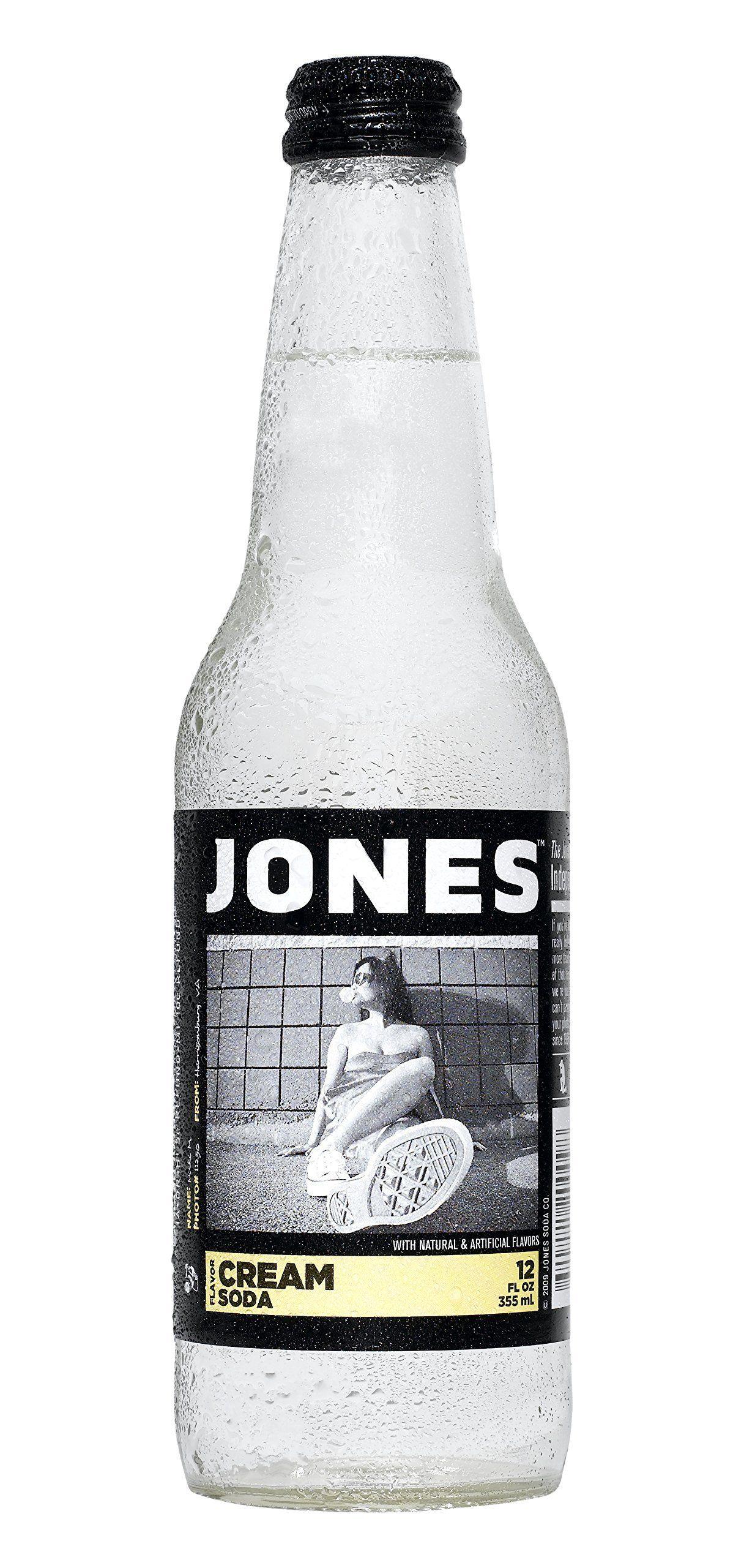 Jones Soda Logo - Amazon.com : Jones Soda 12-Pack of Jones Pure Cane Cream Soda ...