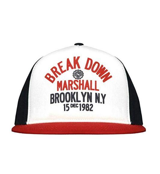 Red White Logo - Cap Franklin Marshall Unisex Man Woman Hat Visor Blu Red White Logo ...