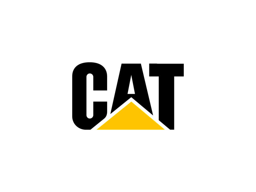Orange and Black Cat Logo - Caterpillar logo | Logok