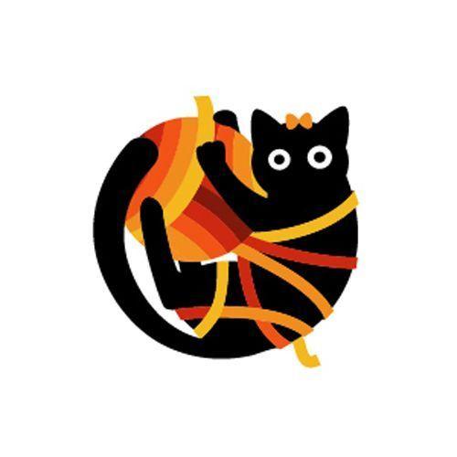 Orange and Black Cat Logo - cat logo - Pesquisa Google and like OMG! get some yourself some ...