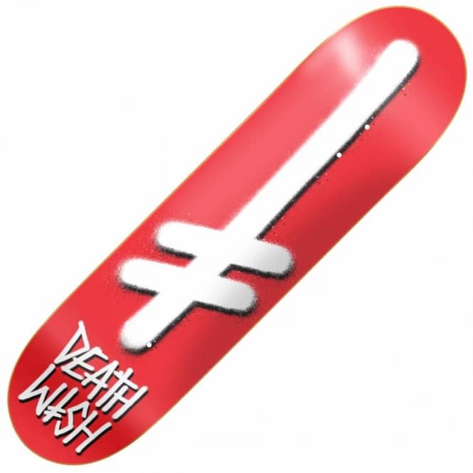 Red White Logo - Deathwish Skateboards Deathwish Gang Logo Red/White Skateboard Deck ...