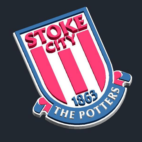 Stoke City Logo - Free 3D print files Stoke City FC - Logo ・ Cults