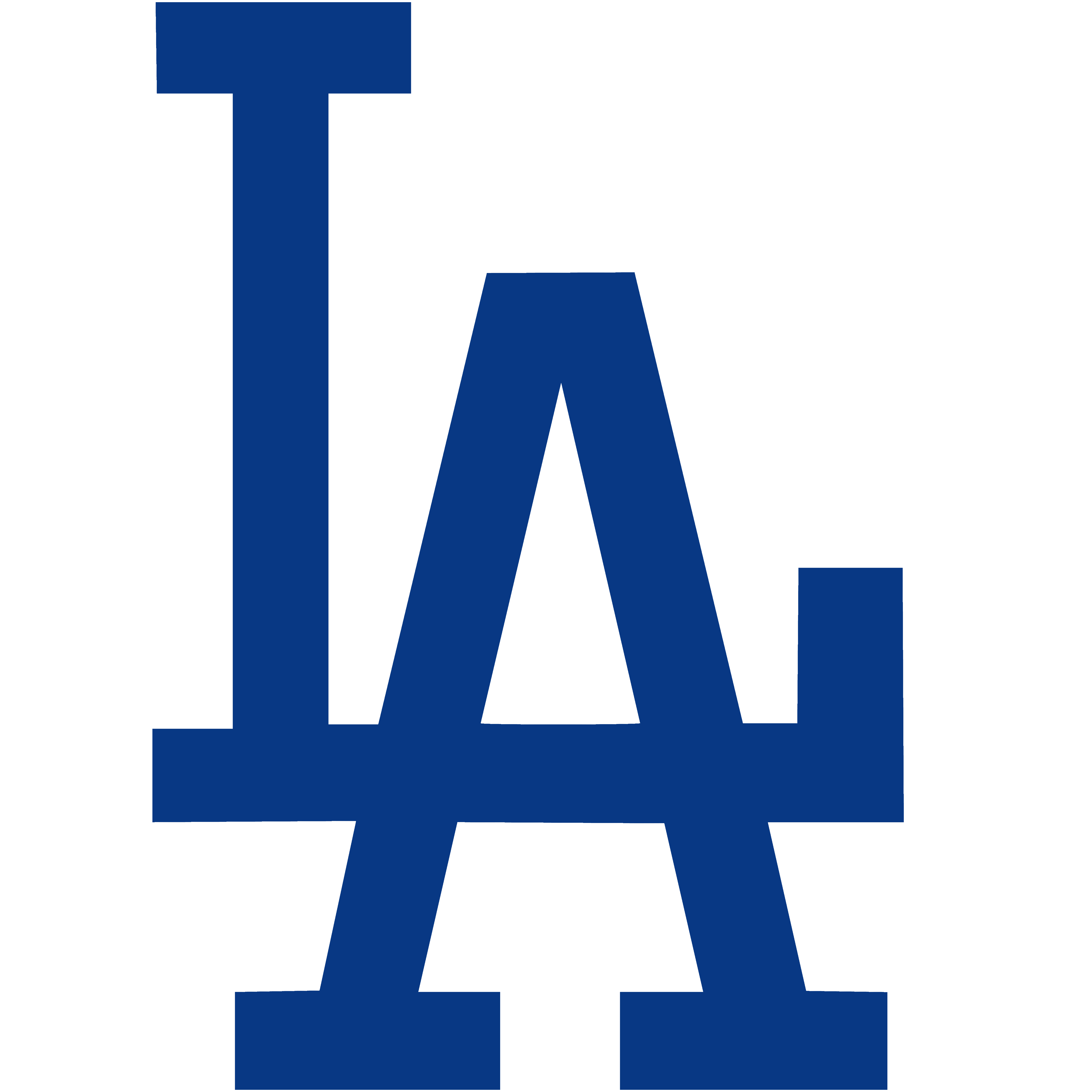 Los Angeles Logo - Los Angeles Dodgers logo, blue (LA) – Logos Download