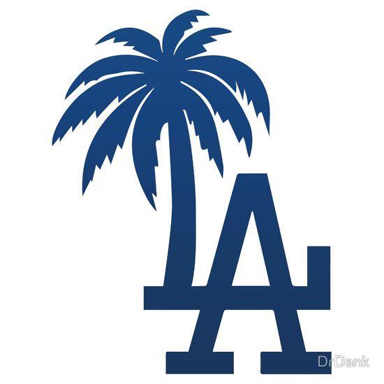 Dodgers Logo - Los Angeles Dodgers Tropical Logo by DrDank | Pins and buttons ...